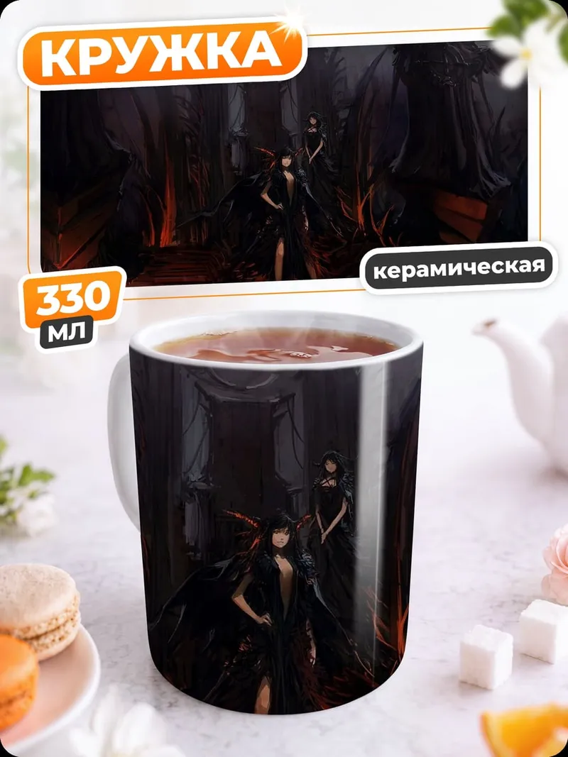 Кружка керамическая Демоническая королева