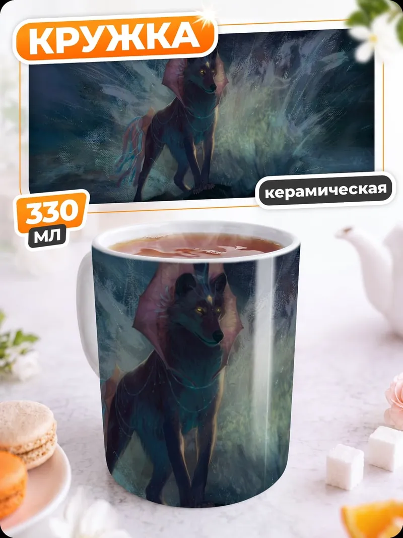 Кружка керамическая Мифический конь