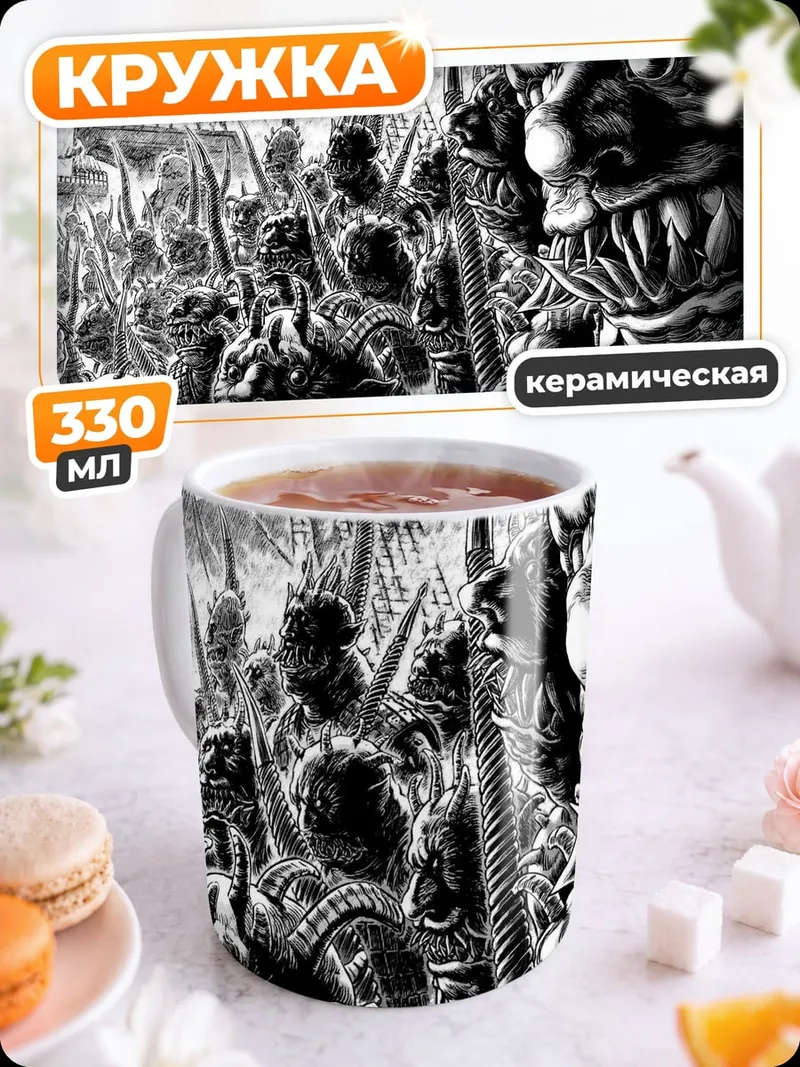 Кружка керамическая Битва на кораблях