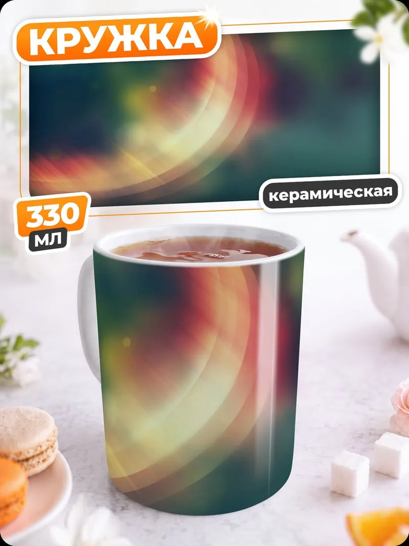 Кружка керамическая Космическая туманность