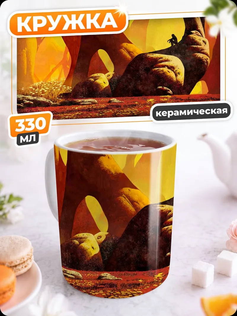 Кружка керамическая Фантастический лес