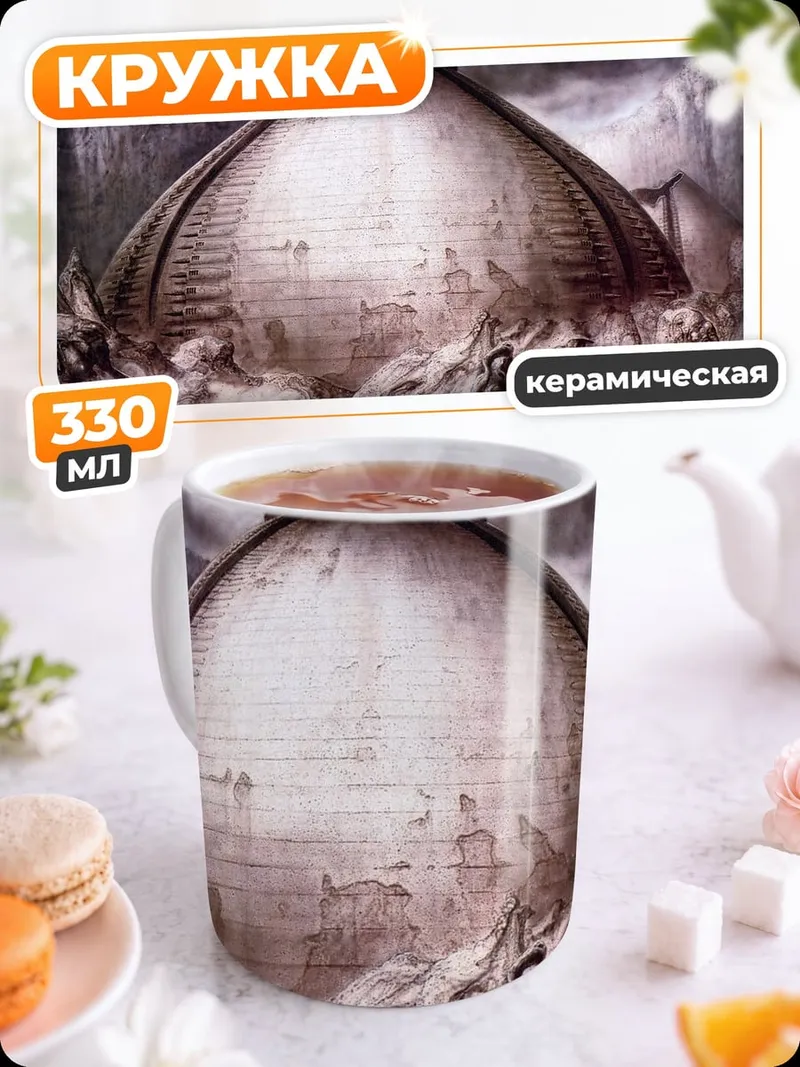 Кружка керамическая Загадочная структура