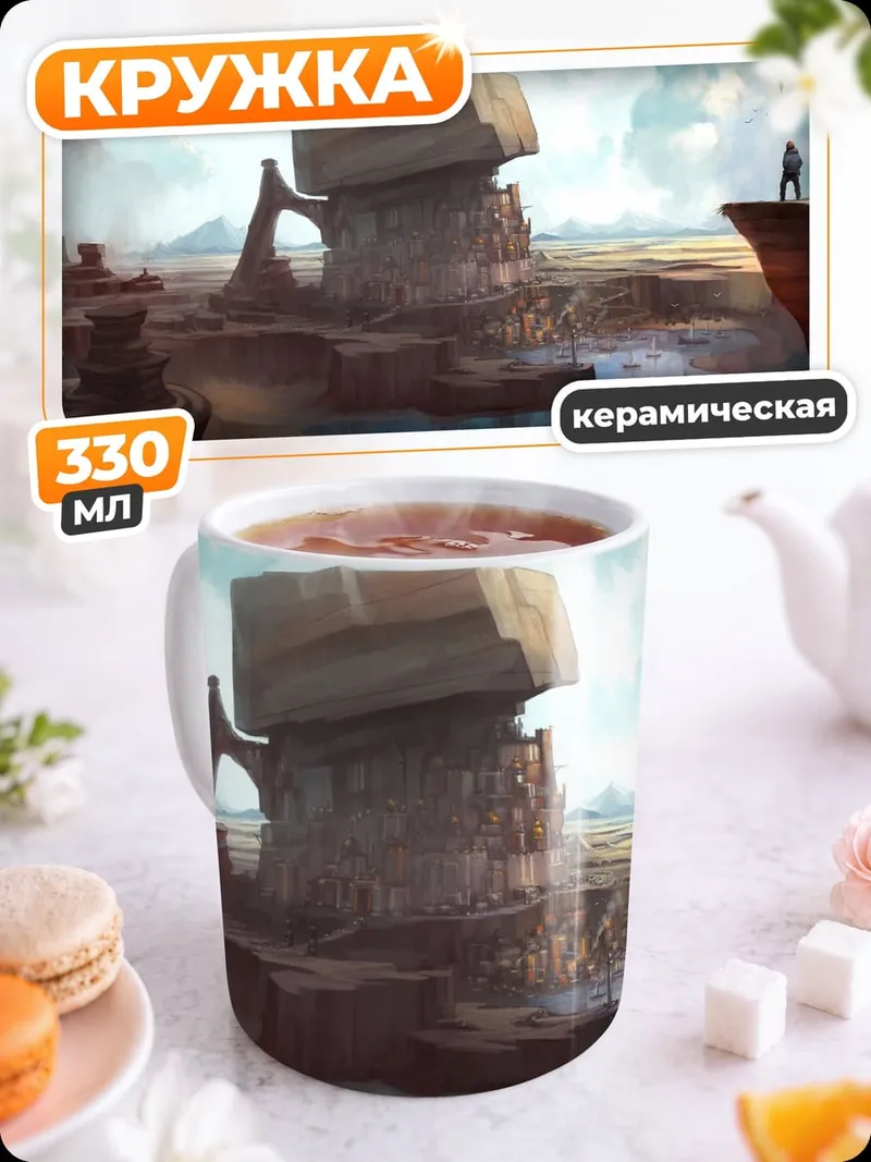 Кружка керамическая Пустынный пейзаж