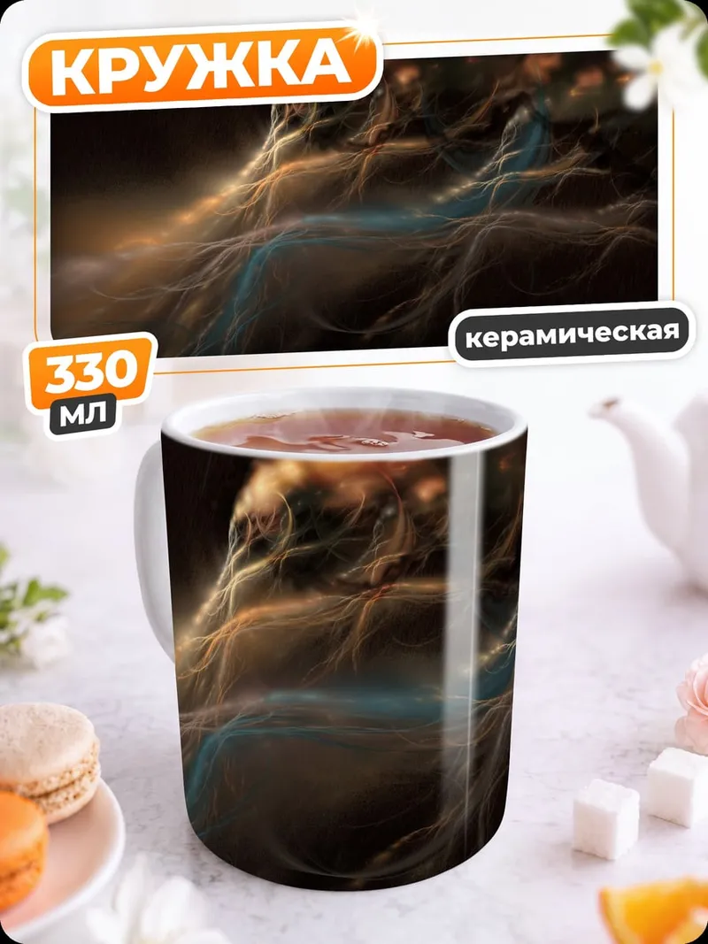 Кружка керамическая Космическая туманность