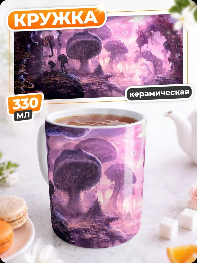 Кружка керамическая Фантастический мир