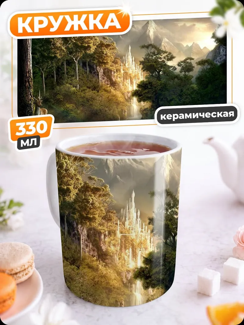 Кружка керамическая Сказочный лес