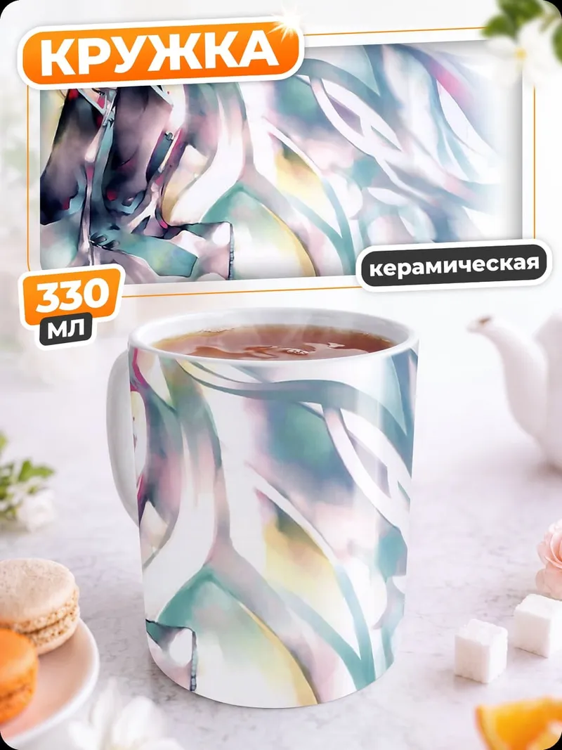 Кружка керамическая Хацунэ Мику