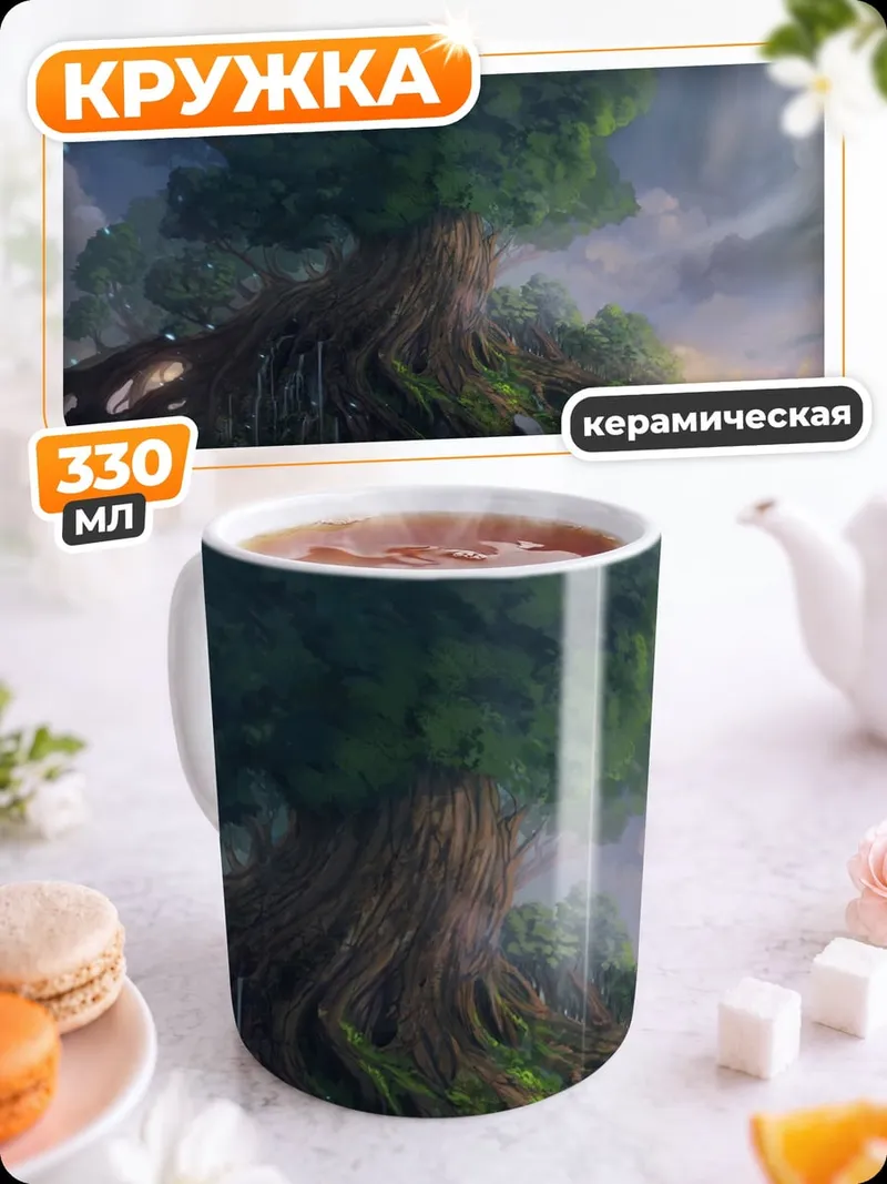 Кружка керамическая Древо жизни