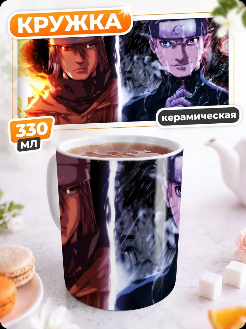 Кружка керамическая Персонажи Наруто