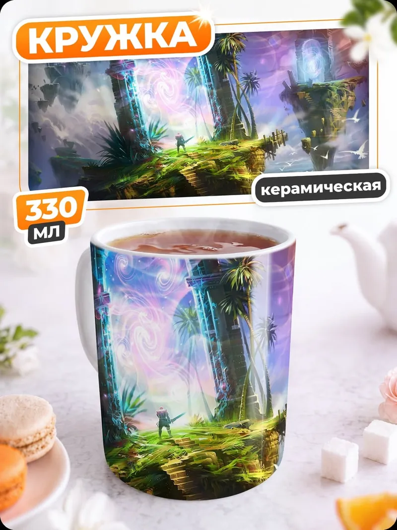Кружка керамическая Небесные врата