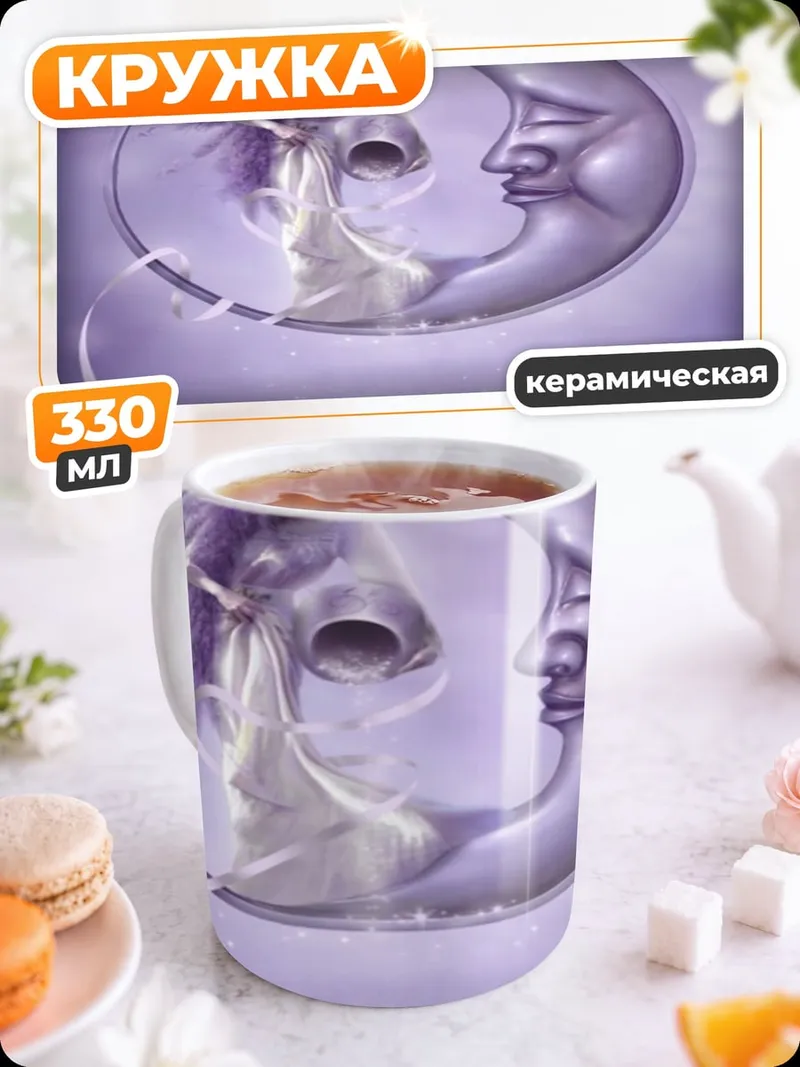 Кружка керамическая Лунная богиня