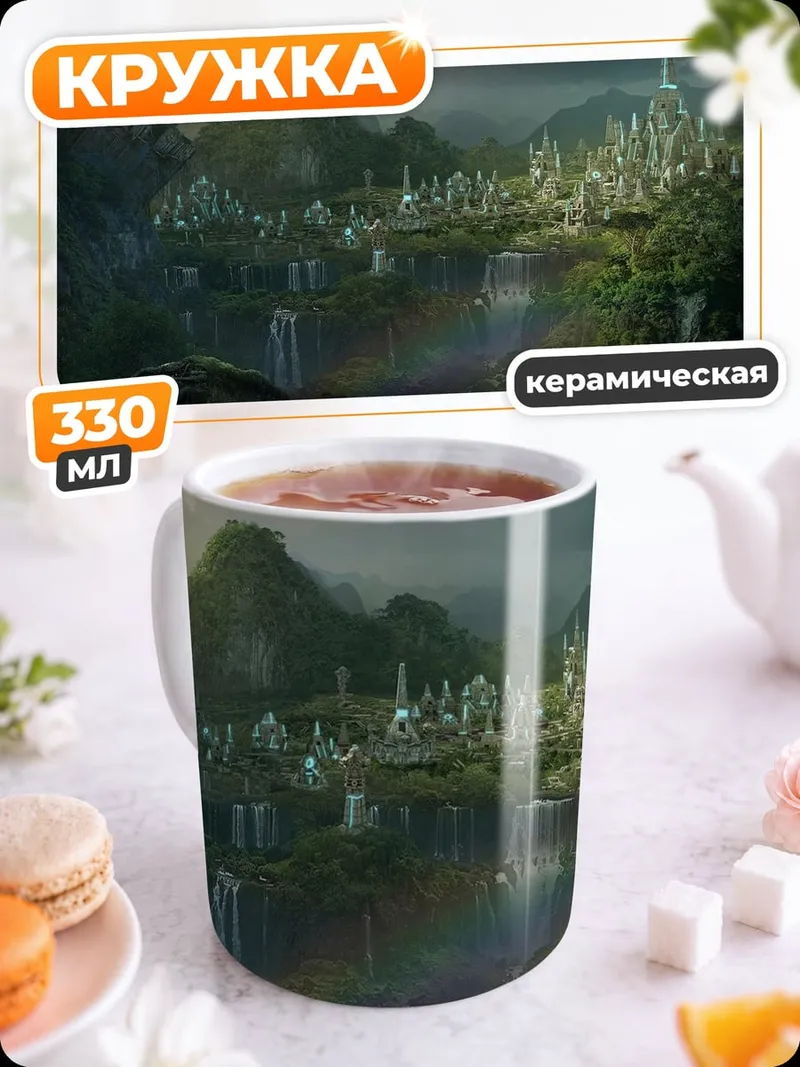 Кружка керамическая Затерянный Город Джунглей