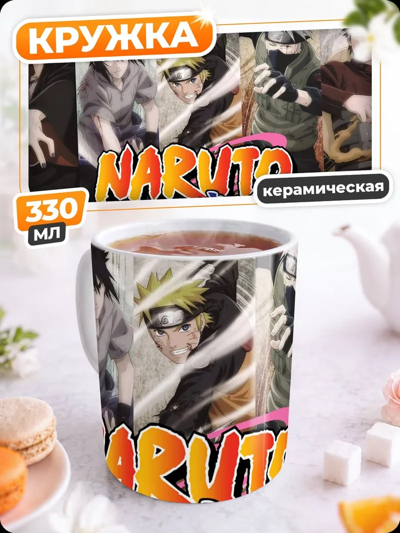 Кружка керамическая Персонажи Наруто