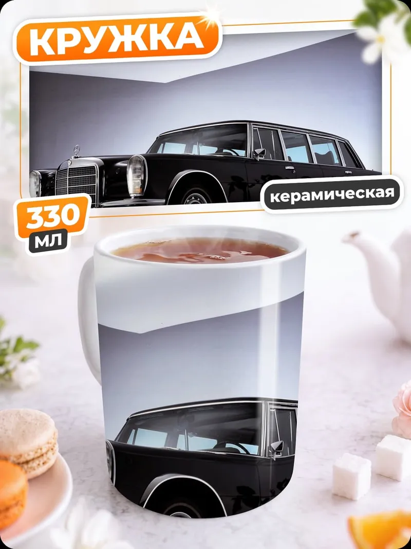 Кружка керамическая Классический Mercedes-Benz