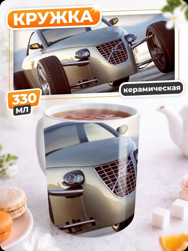 Кружка керамическая Концепткар Volvo