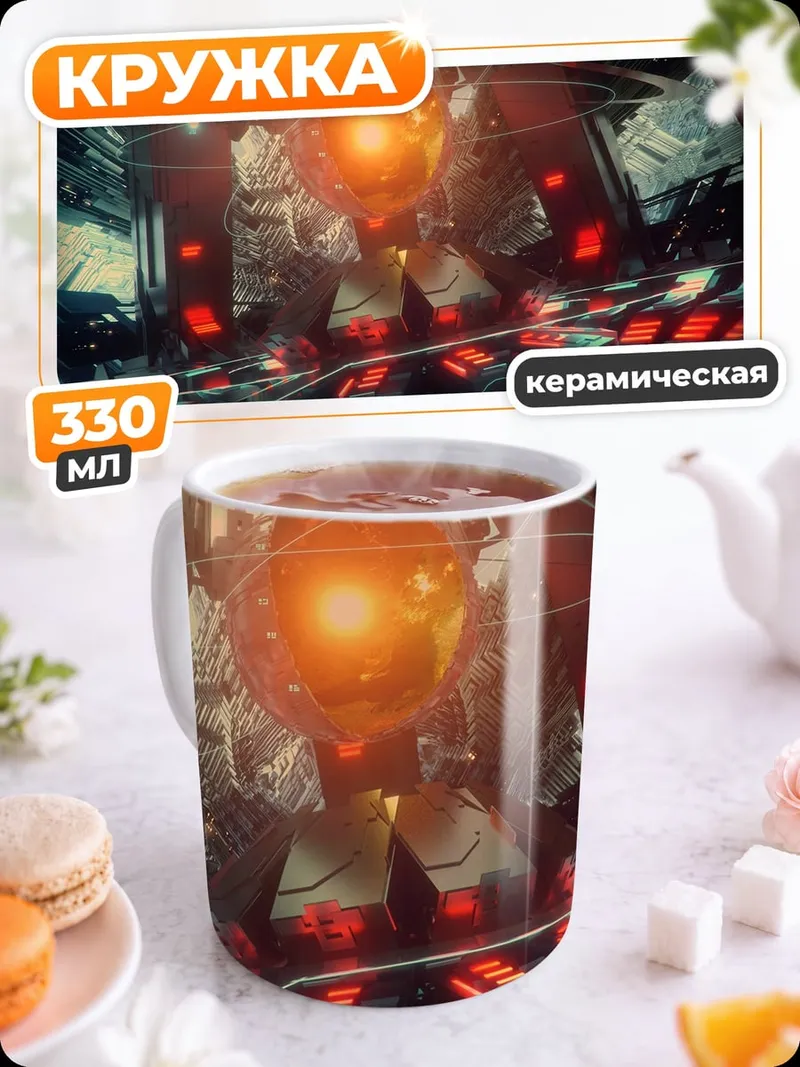 Кружка керамическая Кибернетический центр