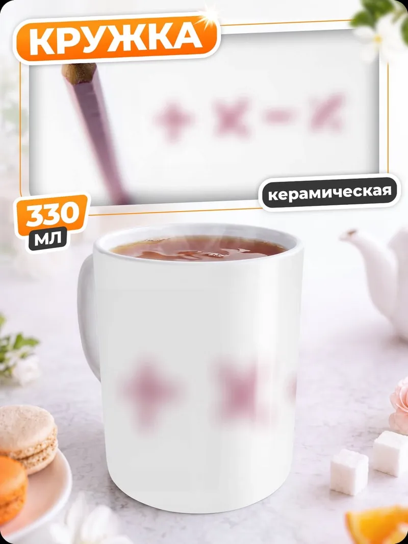 Кружка керамическая Математические символы