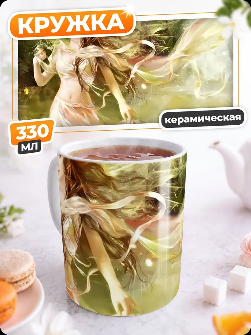 Кружка керамическая Лесная фея