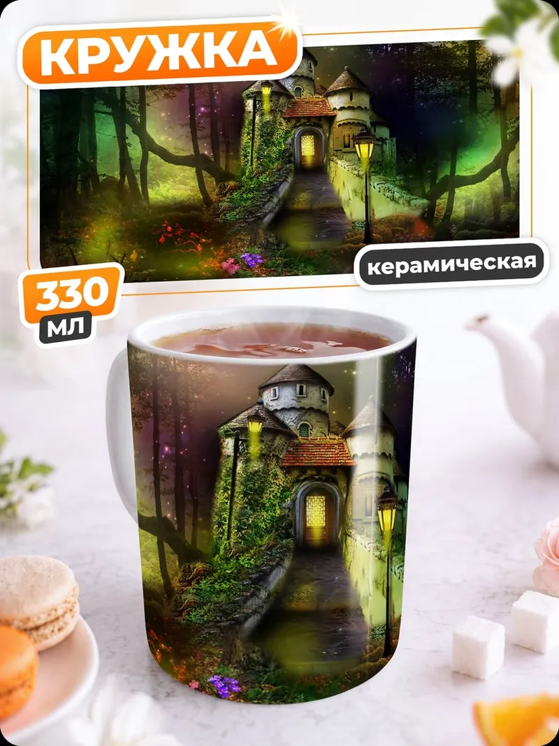 Кружка керамическая Заколдованный Лес