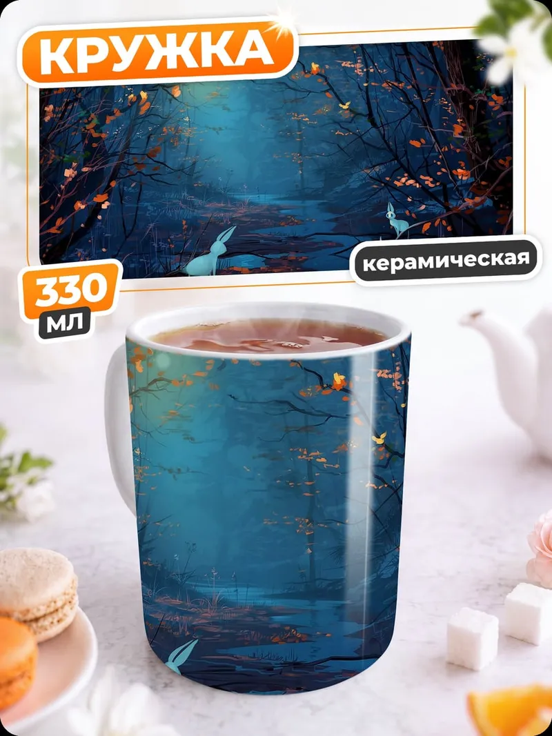 Кружка керамическая Сказочный лес