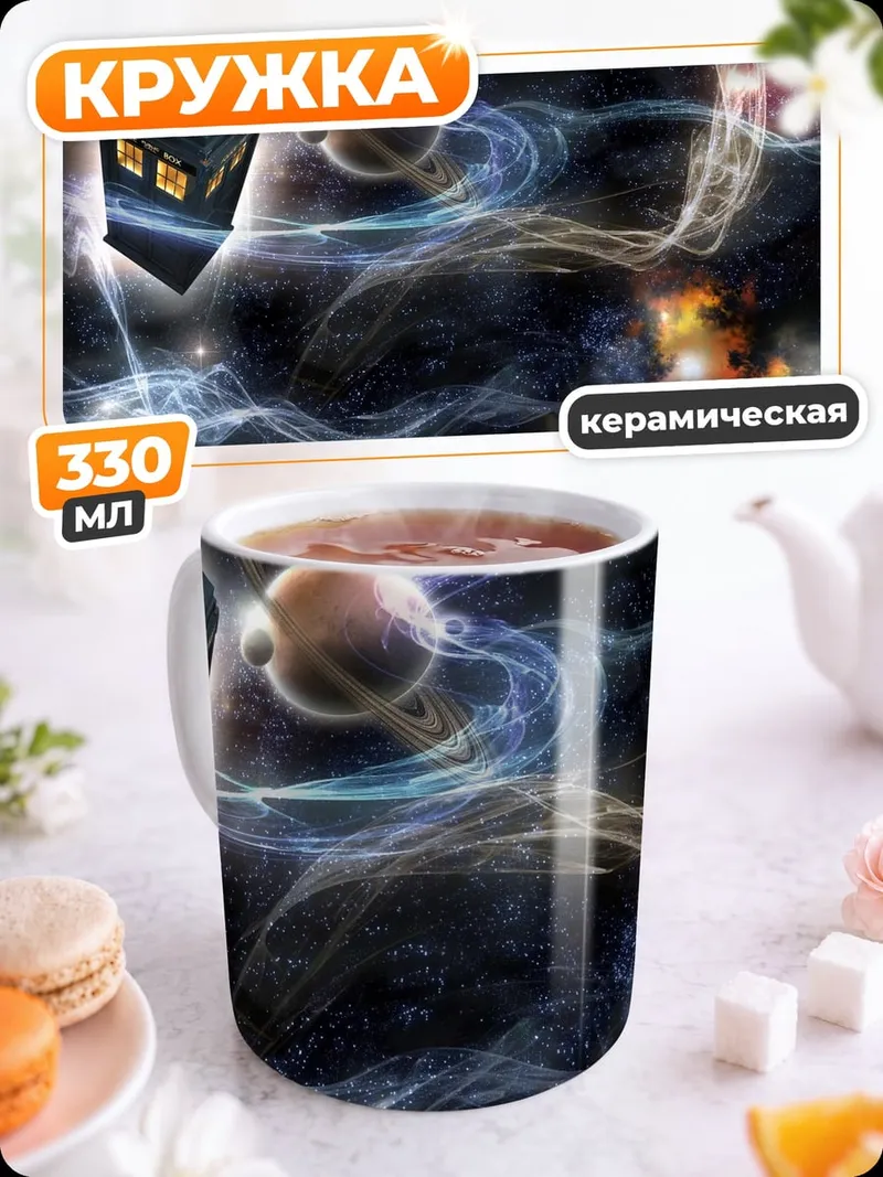 Кружка керамическая Полицейская будка