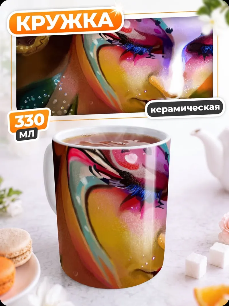 Кружка керамическая Радужная фея