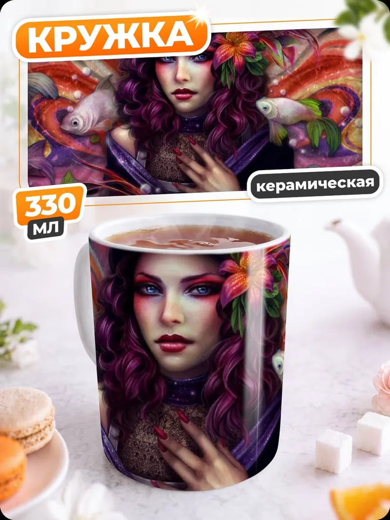 Кружка керамическая Цирковая артистка