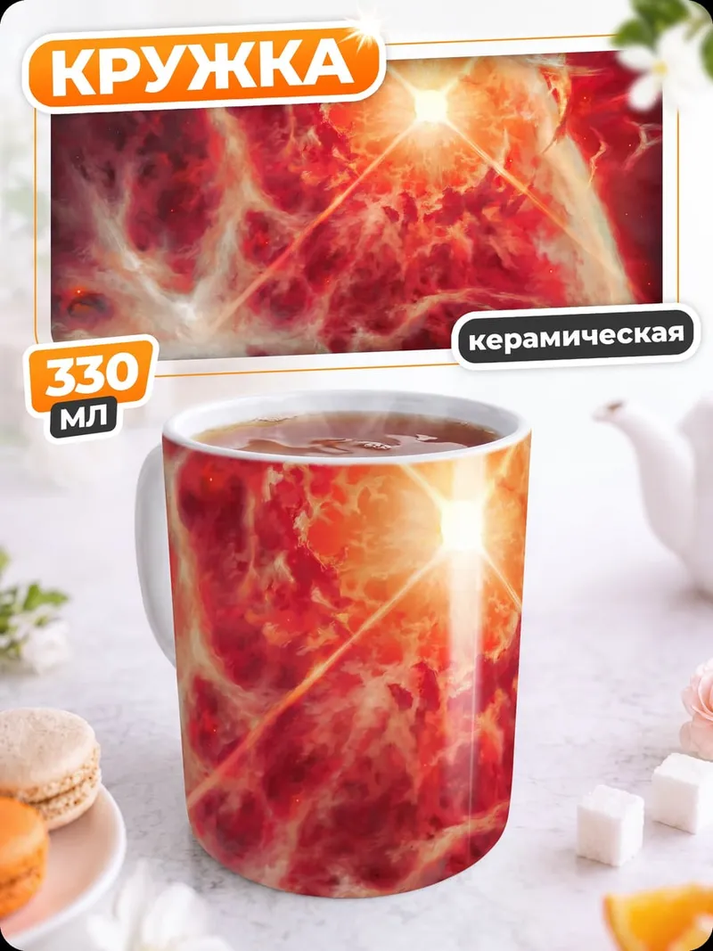 Кружка керамическая Космическая туманность