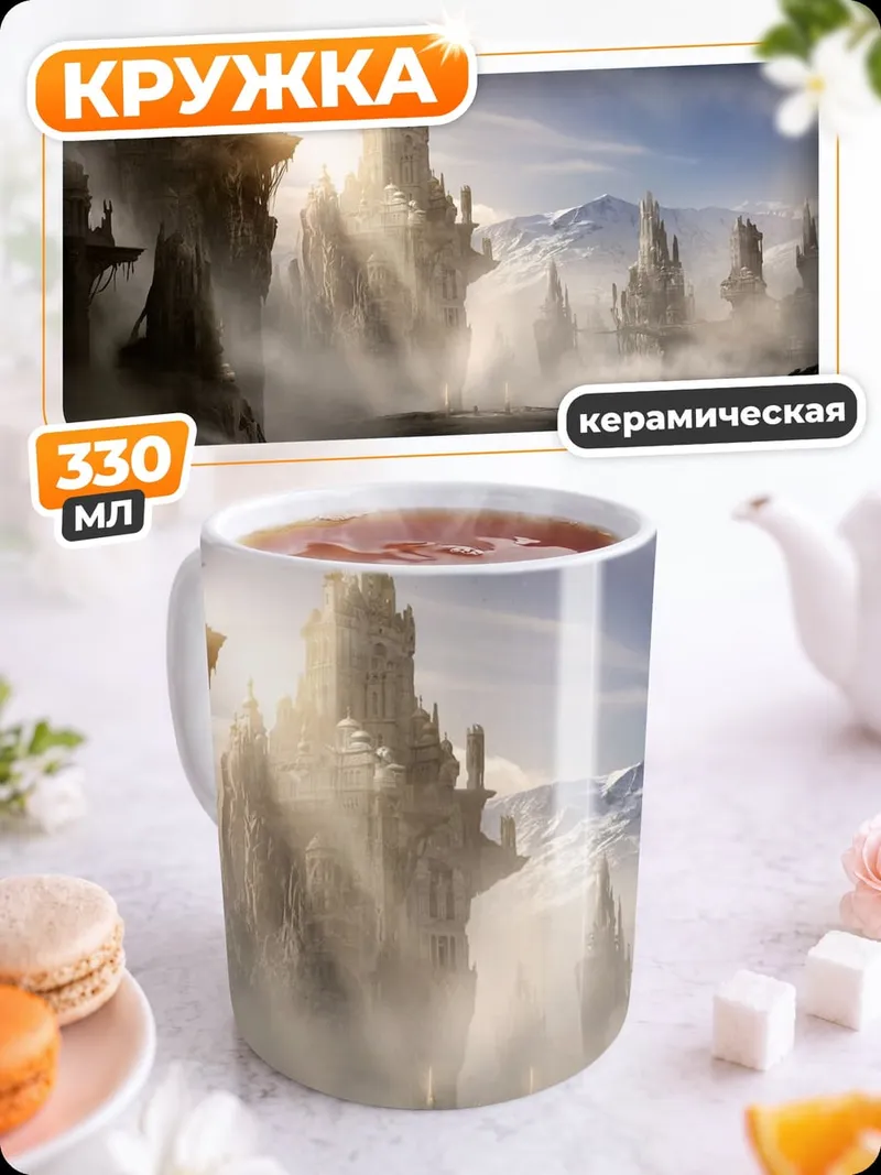 Кружка керамическая Затерянный мир