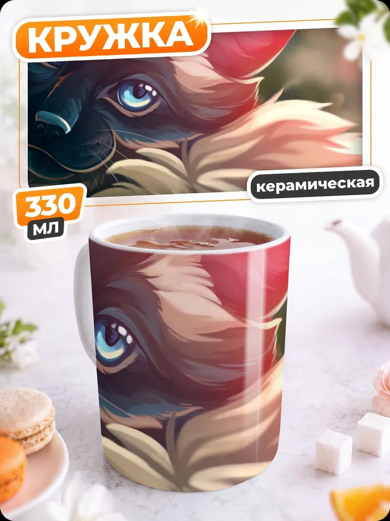 Кружка керамическая Сиамский кот