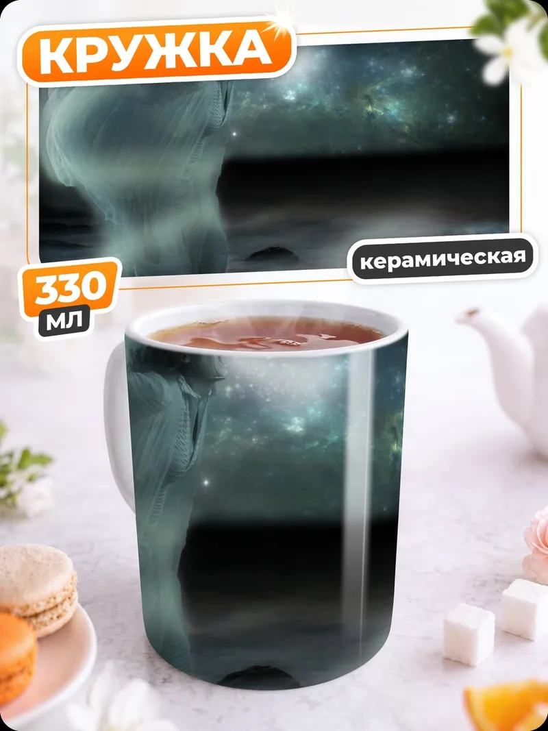 Кружка керамическая Призрачный странник