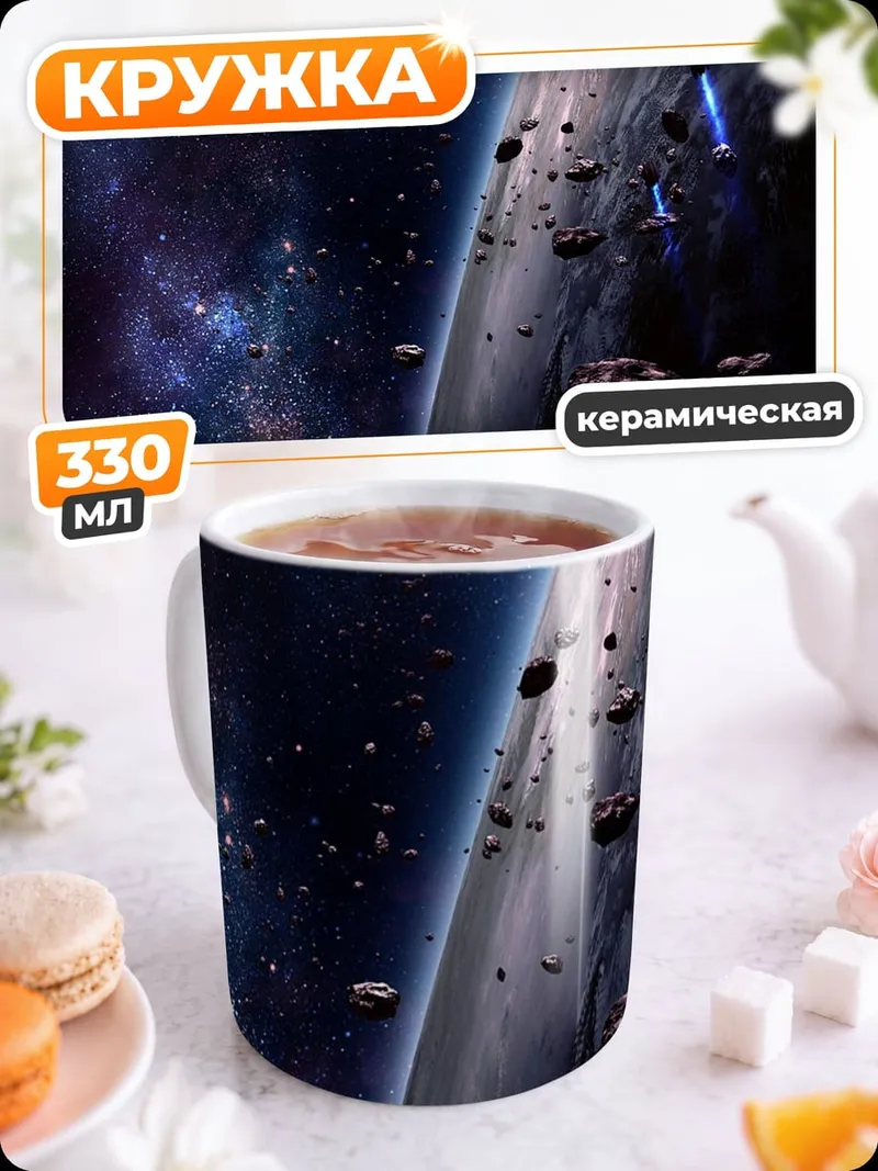 Кружка керамическая Космическая одиссея