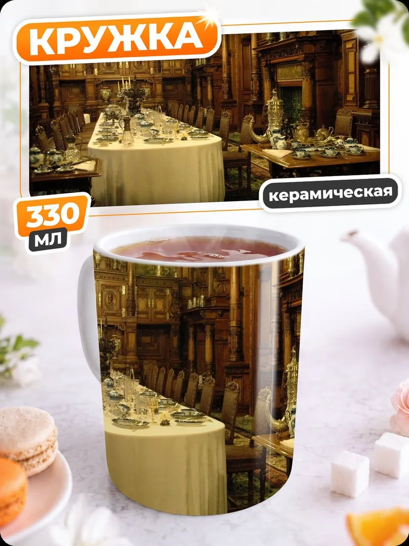 Кружка керамическая Антикварная столовая