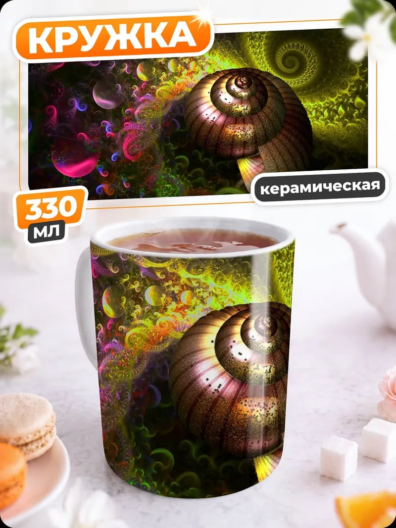 Кружка керамическая Спиральная галактика