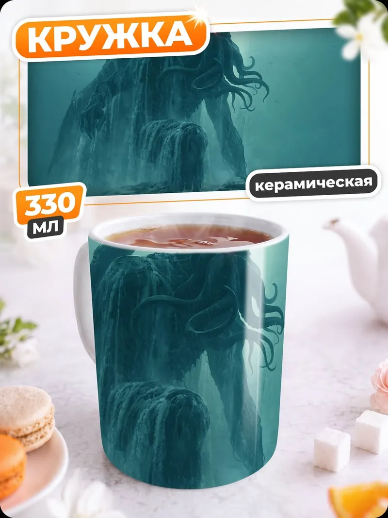 Кружка керамическая Ктулху в глубине