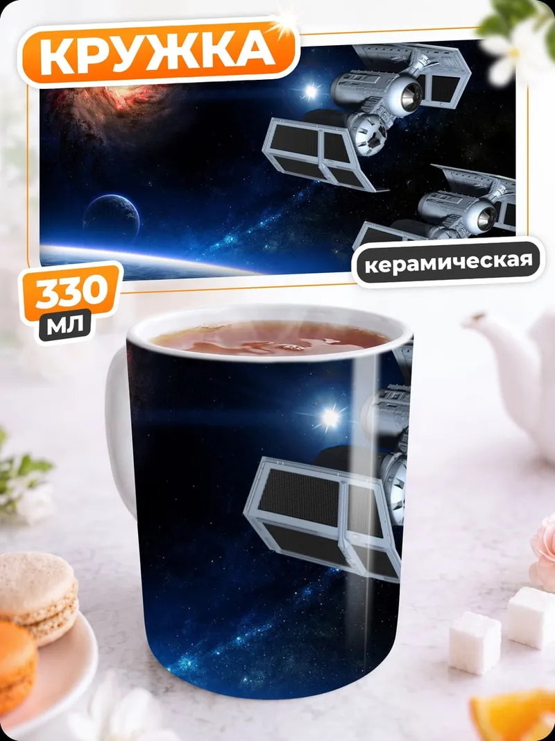 Кружка керамическая Звездные войны истребители
