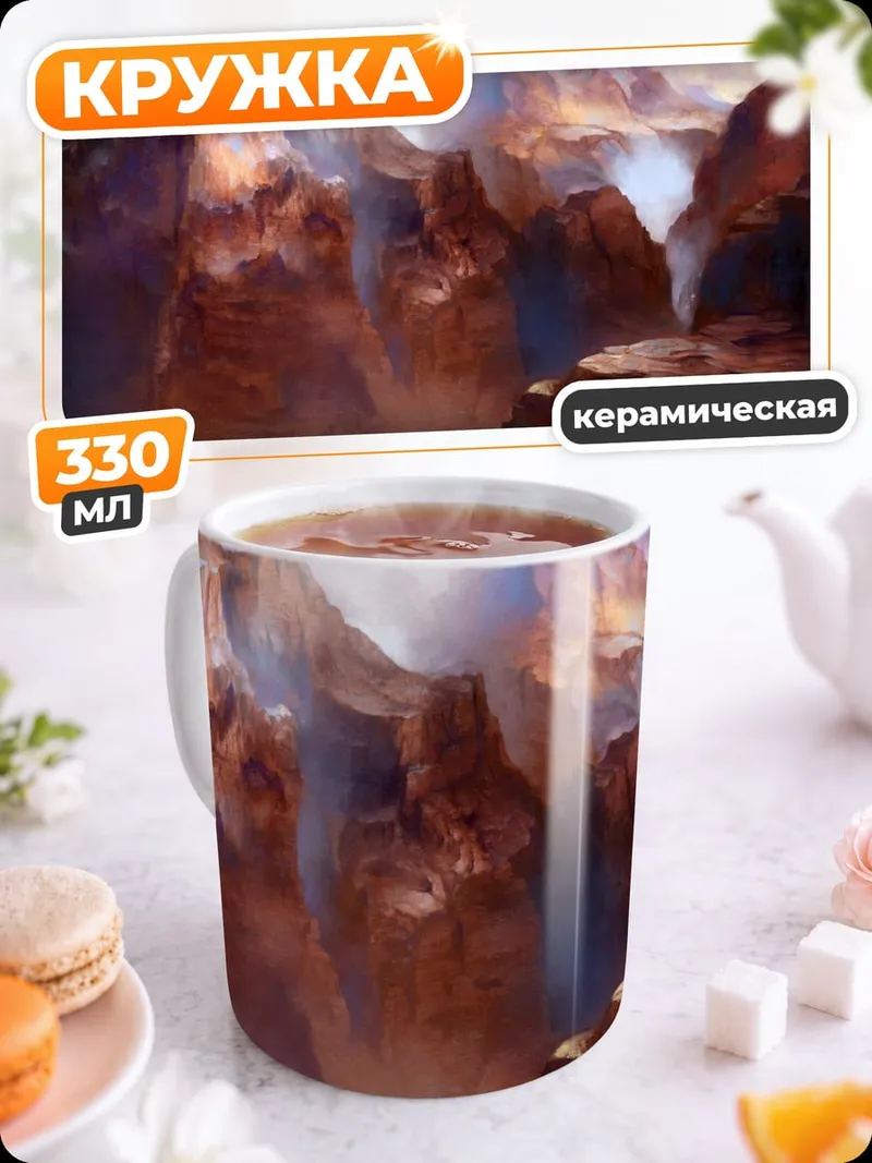 Кружка керамическая Марсианский пейзаж
