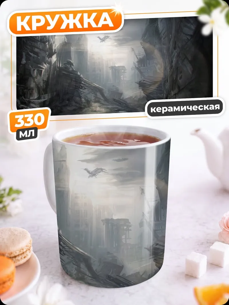 Кружка керамическая Пещерный проход