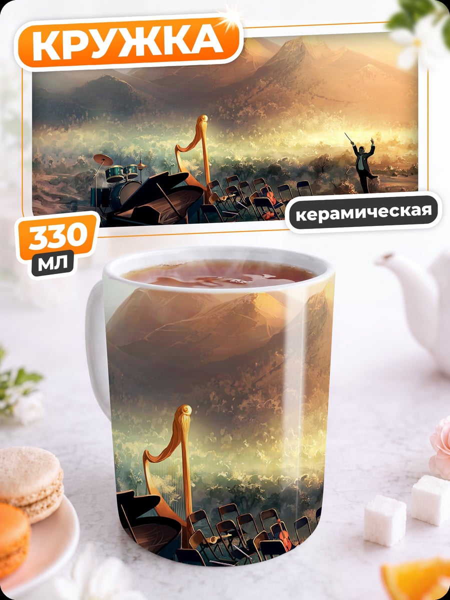 Кружка керамическая симфония гор