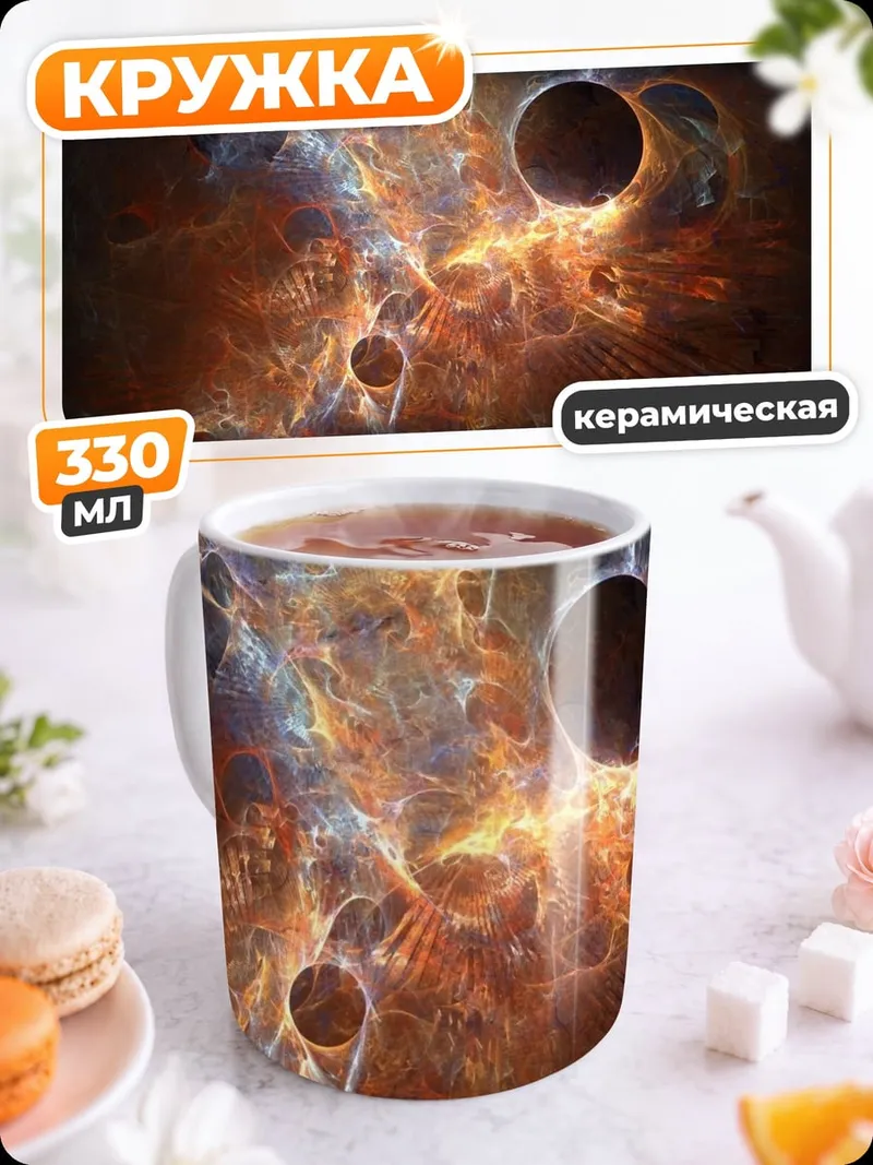 Кружка керамическая Космическая туманность
