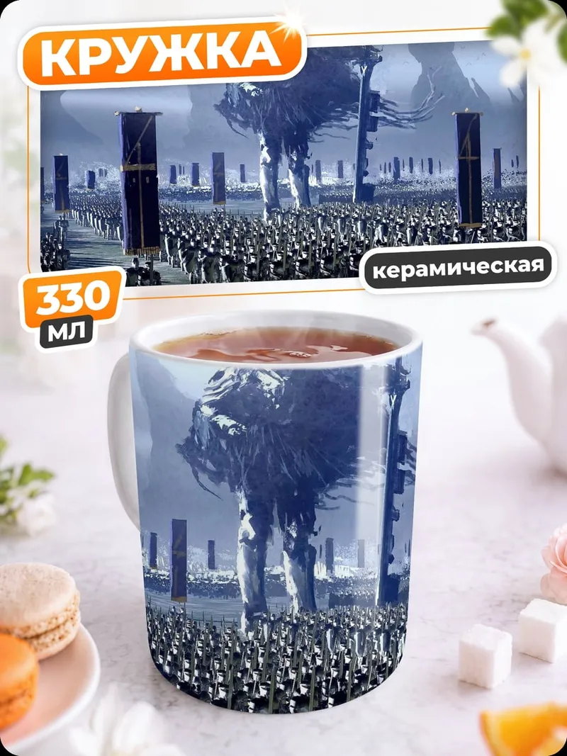 Кружка керамическая армия гигантов