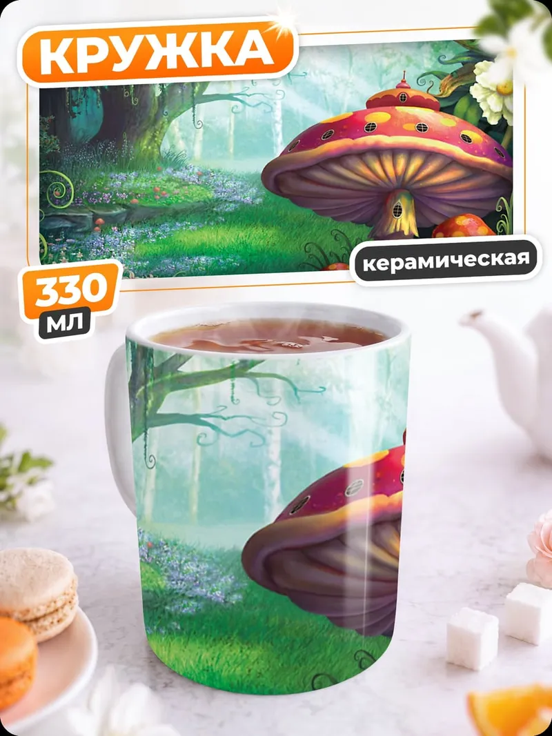 Кружка керамическая Сказочный лес