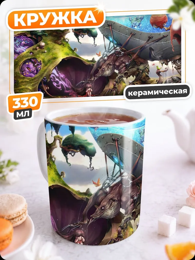 Кружка керамическая Фантастический мир