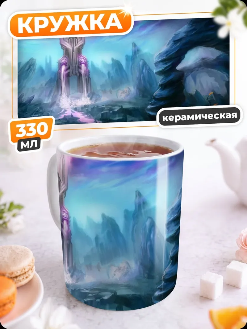 Кружка керамическая Фантастический пейзаж