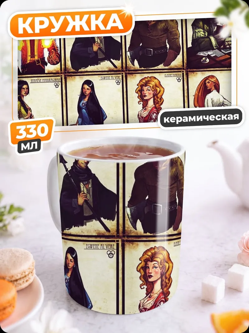 Кружка керамическая Коллекция персонажей