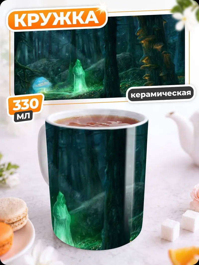 Кружка керамическая Лесная фея