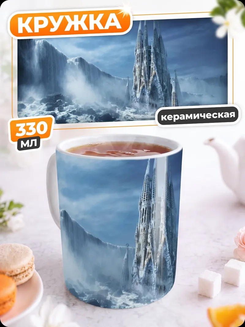 Кружка керамическая Ледяной замок