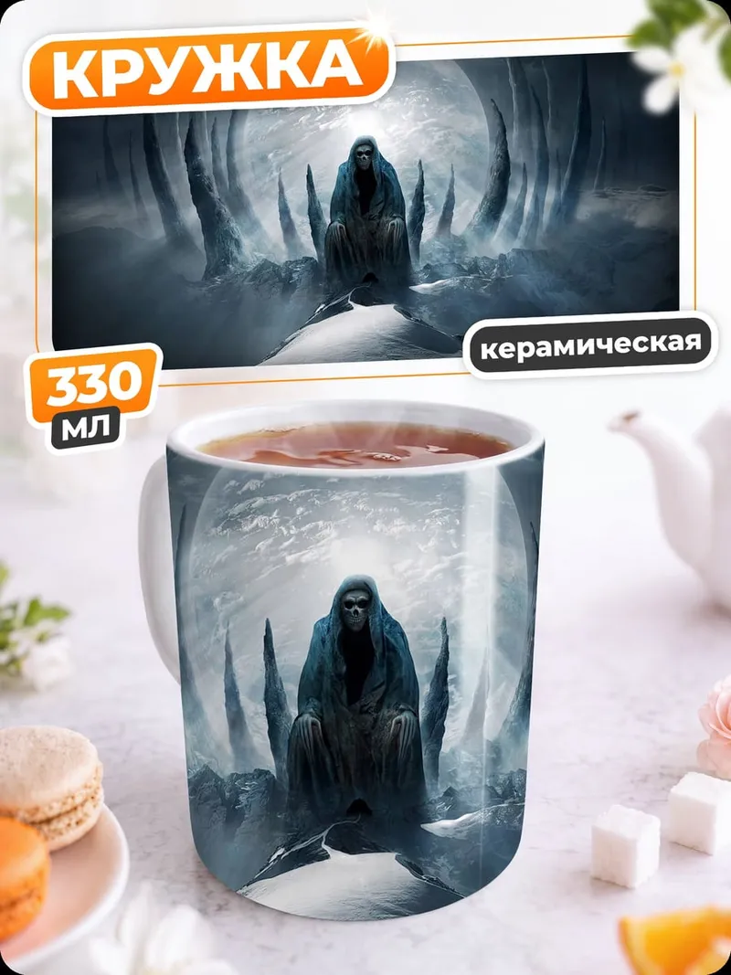 Кружка керамическая Трон великана в тумане