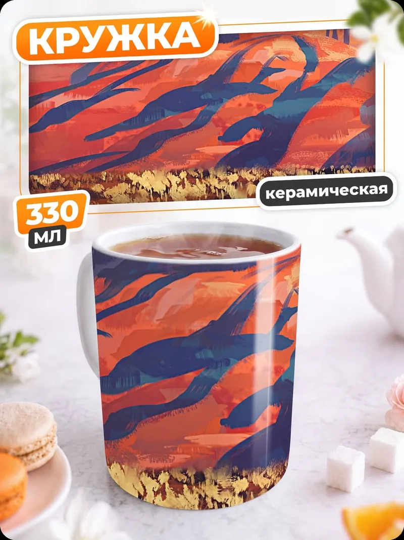 Кружка керамическая Красные скалы пустыни