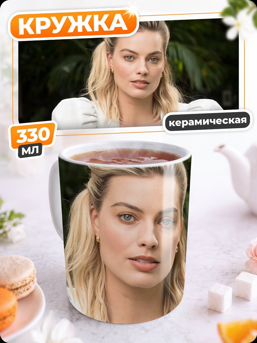 Кружка керамическая Марго Робби
